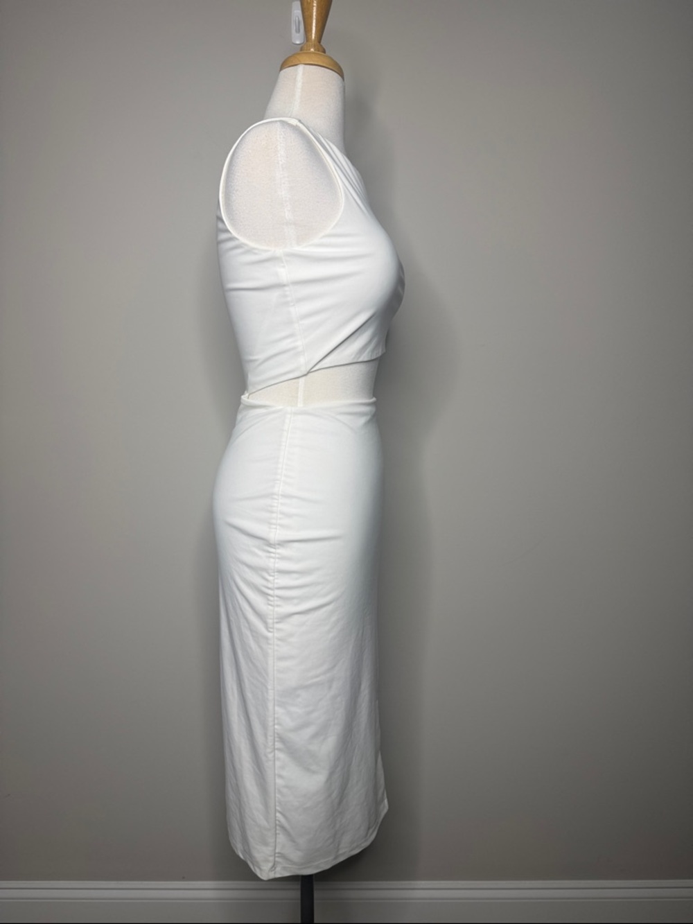 superdown Cut-Out Midi Dress with Side Slit Wedding Beach Vacation Size Small - Picture 4 of 11
